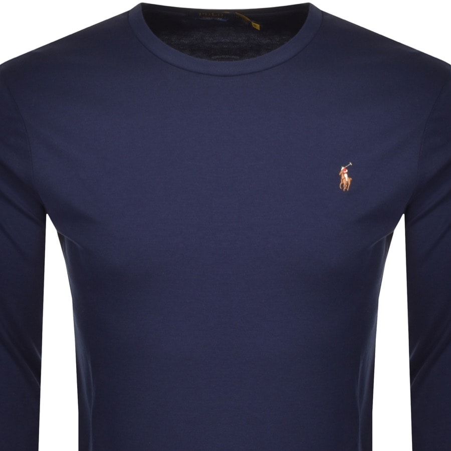 Alternative Image for ProductRalph Lauren Long Sleeved T Shirt Navy2